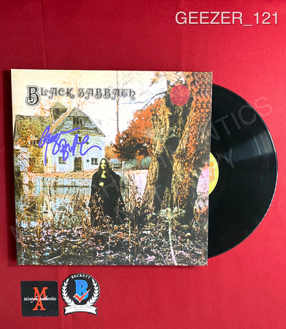 GEEZER_121 - Black Sabbath "Black Sabbath" Vinyl Autographed By Geezer Butler