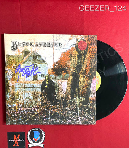 GEEZER_124 - Black Sabbath "Black Sabbath" Vinyl Autographed By Geezer Butler