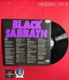 GEEZER_141 - Black Sabbath "Master Of Reality" Vinyl Autographed By Geezer Butler
