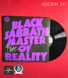 GEEZER_141 - Black Sabbath "Master Of Reality" Vinyl Autographed By Geezer Butler