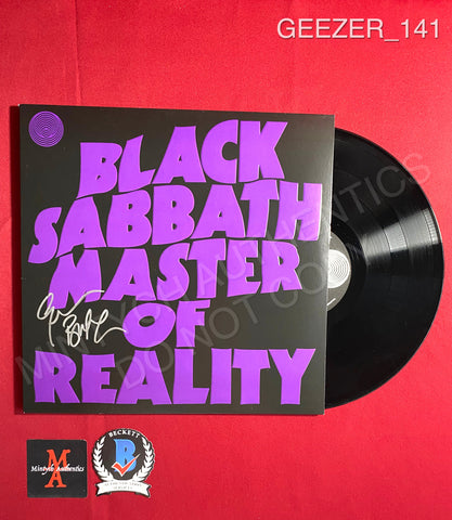 GEEZER_141 - Black Sabbath "Master Of Reality" Vinyl Autographed By Geezer Butler
