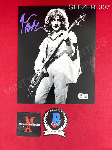 GEEZER_307 - 8x10 Photo Autographed By Geezer Butler