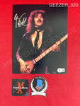 GEEZER_320 - 8x10 Photo Autographed By Geezer Butler