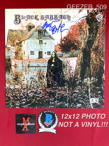 GEEZER_509 - 12x12 Photo Autographed By Geezer Butler