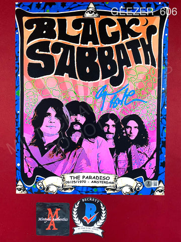 GEEZER_606 - 11x14 Photo Autographed By Geezer Butler