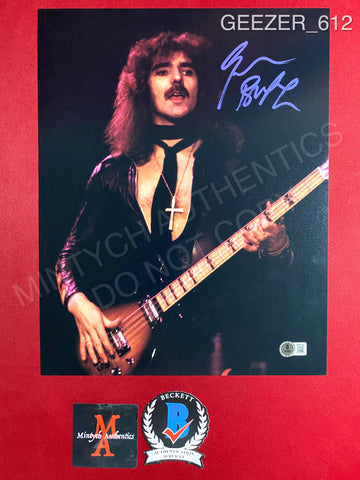GEEZER_612 - 11x14 Photo Autographed By Geezer Butler
