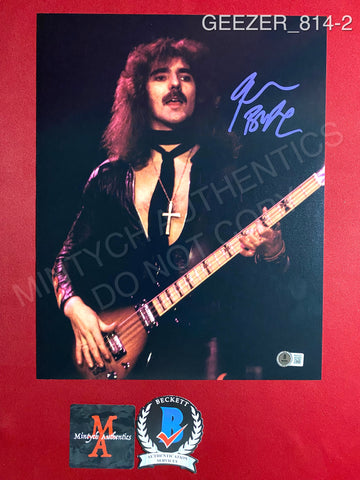GEEZER_814 - 11x17 Photo Autographed By Geezer Butler