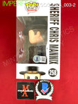 GOGGINS_003 - The H8ful Eight 258 Sheriff Chris Mannix IMPERFECT - Funko Pop! Autographed By Walton Goggins