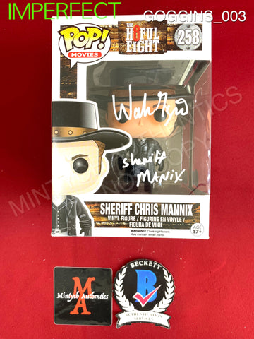 GOGGINS_003 - The H8ful Eight 258 Sheriff Chris Mannix IMPERFECT - Funko Pop! Autographed By Walton Goggins