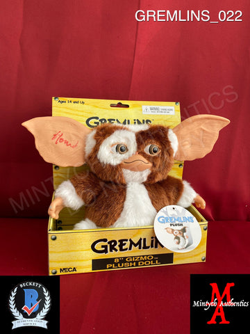 GREMLINS_022 - Gremlin 8" Gizmo NECA Plush Doll Autographed By Howie Mandel
