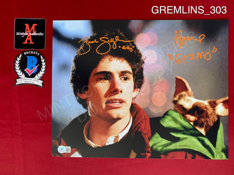 GREMLINS_303 - 11x14 Photo Autographed By Howie Mandel & Zach Galligan