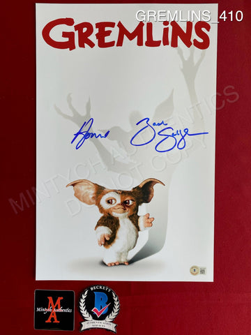 GREMLINS_410 - 11x17 Photo Autographed By Howie Mandel & Zach Galligan
