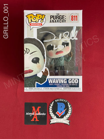 GRILLO_001 - The Purge: Anarchy 811 Waving God Funko Pop! Autographed By Frank Grillo