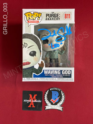 GRILLO_003 - The Purge: Anarchy 811 Waving God Funko Pop! Autographed By Frank Grillo