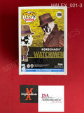 HALEY_021 - Watchmen 1896 Rorschach Funko Pop! Autographed By Jackie Earle Haley