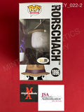 HALEY_022 - Watchmen 1896 Rorschach Funko Pop! Autographed By Jackie Earle Haley
