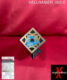 HELLRAISER_002 - 3x3 Wood Foil Face Puzzle Box Autographed By Clive Barker, Doug Bradley, Nicholas Vince, Barbie Wilde & SImon Bamford