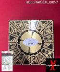 HELLRAISER_002 - 3x3 Wood Foil Face Puzzle Box Autographed By Clive Barker, Doug Bradley, Nicholas Vince, Barbie Wilde & SImon Bamford
