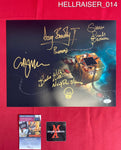 HELLRAISER_014 - 11x14 Photo Autographed By Clive Barker, Doug Bradley, Nicholas Vince, Barbie Wilde & SImon Bamford