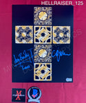 HELLRAISER_125 - 11x14 Photo Autographed By Clive Barker & Doug Bradley