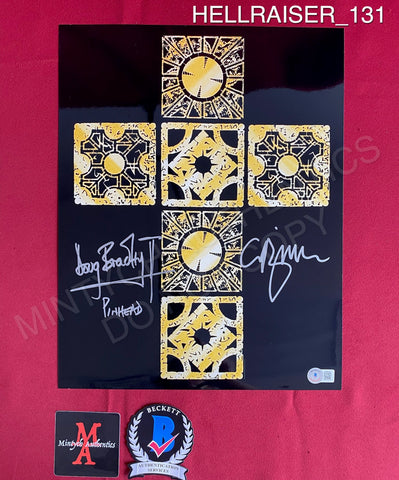 HELLRAISER_131 - 11x14 Photo Autographed By Clive Barker & Doug Bradley
