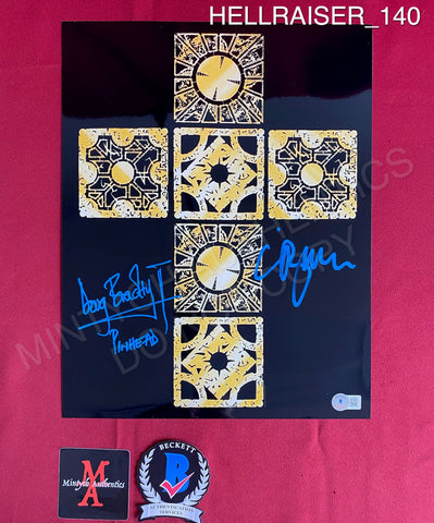 HELLRAISER_140 - 11x14 Photo Autographed By Clive Barker & Doug Bradley