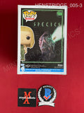 HENSTRIDGE_005 - Species 1906 Sil Funko Pop! Autographed By Natasha Henstridge