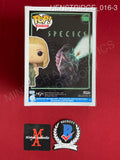 HENSTRIDGE_016 - Species 1906 Sil Funko Pop! Autographed By Natasha Henstridge