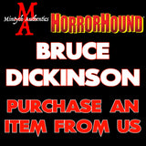 Bruce Dickinson Autograph Preorder (HorrorHound)