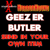 Geezer Butler SEND IN Autograph Preorder (HorrorHound)