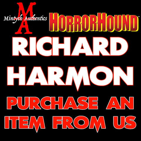 Richard Harmon Autograph Preorder (HorrorHound)