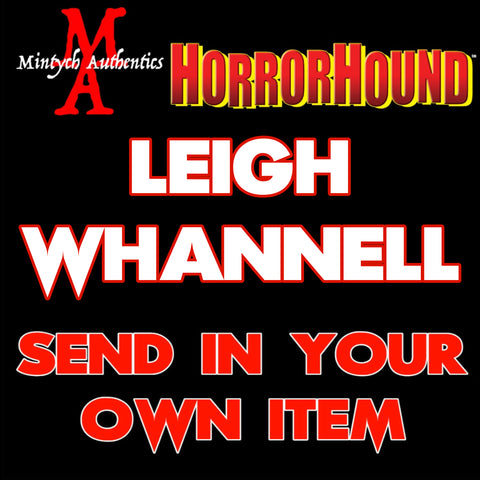 Leigh Whannell Autograph SEND IN Preorder (HorrorHound)