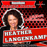 HEATHER LANGENKAMP HH Autograph Preorder - PURCHASE FROM MA