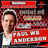 PAUL WS ANDERSON HH Autograph Preorder - PURCHASE FROM MA