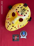 HODDER_002 - Jason Voorhees Hockey Mask Autographed By Kane Hodder