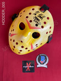 HODDER_005 - Jason Voorhees Hockey Mask Autographed By Kane Hodder