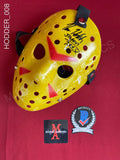 HODDER_008 - Jason Voorhees Hockey Mask Autographed By Kane Hodder