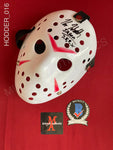 HODDER_016 - Jason Voorhees Hockey Mask Autographed By Kane Hodder