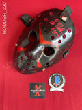 HODDER_030 - Jason Voorhees Hockey Mask Autographed By Kane Hodder