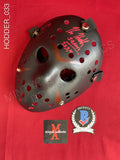 HODDER_033 - Jason Voorhees Hockey Mask Autographed By Kane Hodder