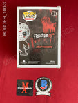 HODDER_100 - Friday The 13th 01 Jason Voorhees Funko Pop! Autographed By Kane Hodder