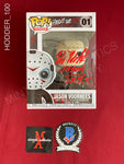 HODDER_100 - Friday The 13th 01 Jason Voorhees Funko Pop! Autographed By Kane Hodder