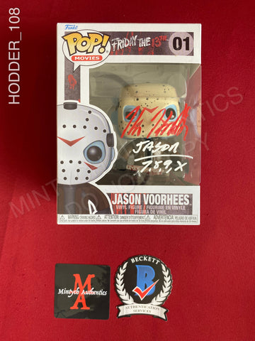 HODDER_108 - Friday The 13th 01 Jason Voorhees Funko Pop! Autographed By Kane Hodder