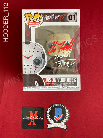 HODDER_112 - Friday The 13th 01 Jason Voorhees Funko Pop! Autographed By Kane Hodder