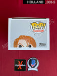 HOLLAND_003 - Child's Play 2 56 Chucky Funko Pop! Autographed By Tom Holland