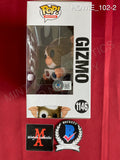 HOWIE_102 - Gremlins 1146 Gizmo Target Exclusive FLOCKED Funko Pop! Autographed By Howie Mandel
