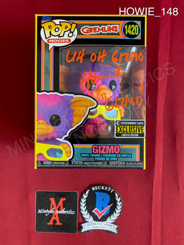 HOWIE_148 - Gremlins 1420 Gizmo Funko Pop! Autographed By Howie Mandel