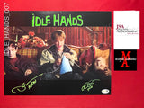 IDLE_HANDS_007 - 11x14 Photo Autographed By Devon Sawa & Elden Henson