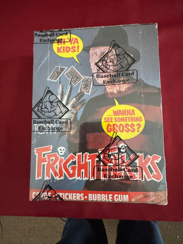 FRIGHT FLICKS TRADING CARD SEALED BOX