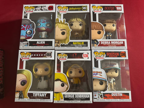 LOT OF 6 UNSIGNED FUNKO POPS!